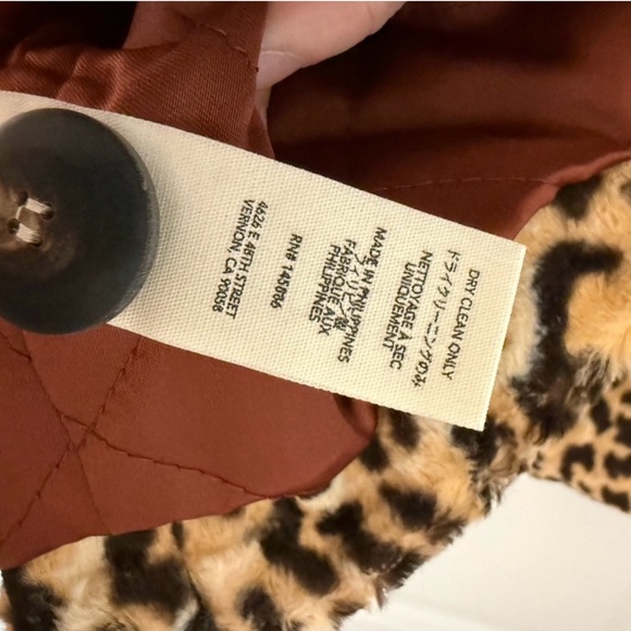 The GREAT.  Leopard Print Car Coat - Picture 7 of 8
